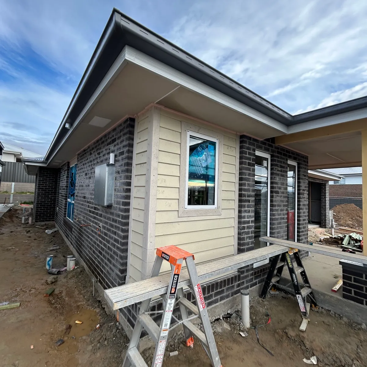 Internal carpentry work inside residential home